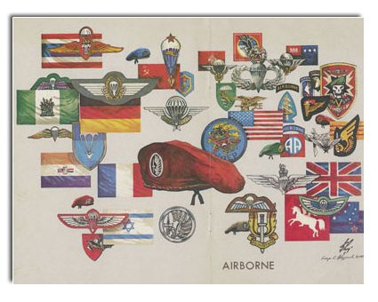 Fallschirmspringerabzeichen der Welt