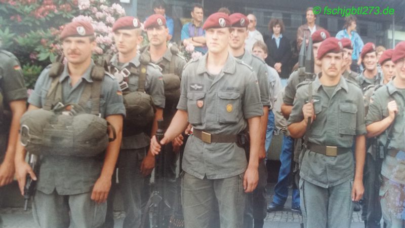 10 Jahre Fallschirmjägerbataillon 273 in Iserlohn