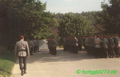 4. FschJgBtl 273 1989 feierliches Gelöbnis