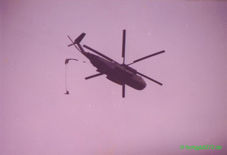 4. FschJgBtl 273 1982 Herbst Fallschirmsprungdienst CH-53