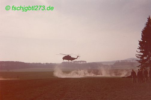 Fallschirmsprung aus Hubschrauber CH53