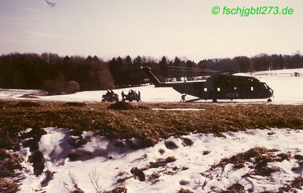 Luftlandeübungen mit CH53