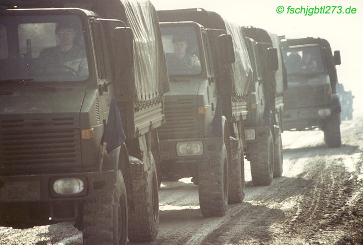 KFZ-Marsch Landtransport Fallschirmjäger