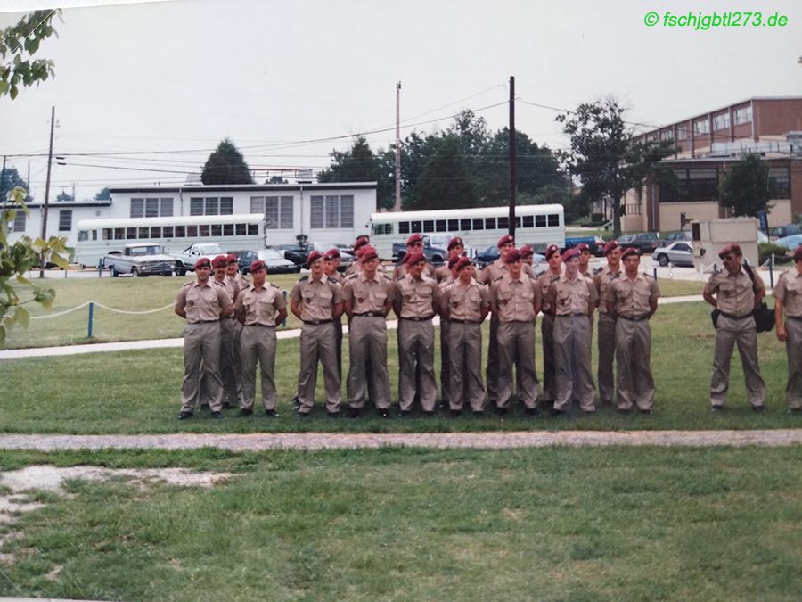 1988 3. Kp FschJgBtl 273 in Fort Bragg, USA