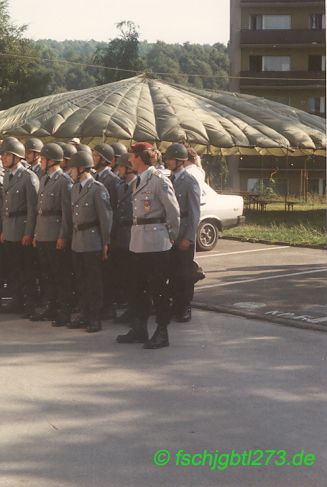 4. FschJgBtl 273 1989 feierliches Gelöbnis