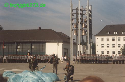 4. FschJgBtl 273 1989 feierliches Gelöbnis