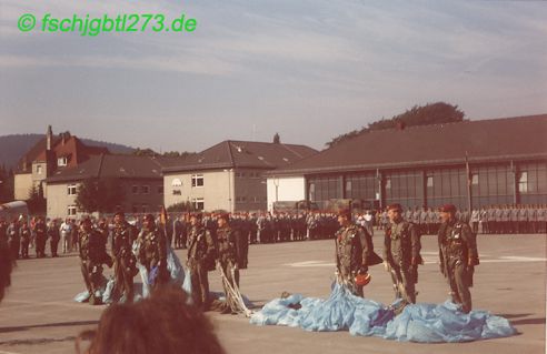 4. FschJgBtl 273 1989 feierliches Gelöbnis