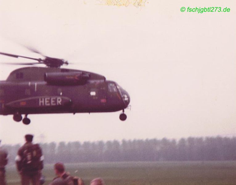 4. FschJgBtl 273 1982 Herbst Fallschirmsprungdienst CH-53