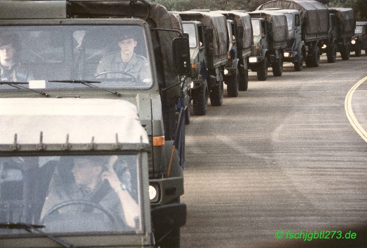 KFZ-Marsch Landtransport Fallschirmjäger