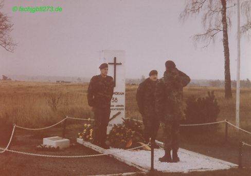 Gedenkstein belgische Fallschirmjäger