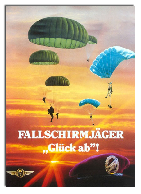 Fallschirmjägerplakat