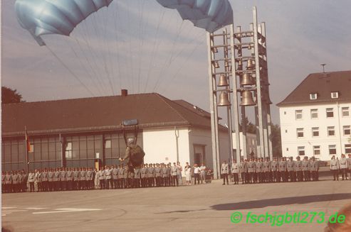 4. FschJgBtl 273 1989 feierliches Gelöbnis